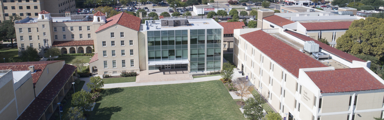 aerial view of campus