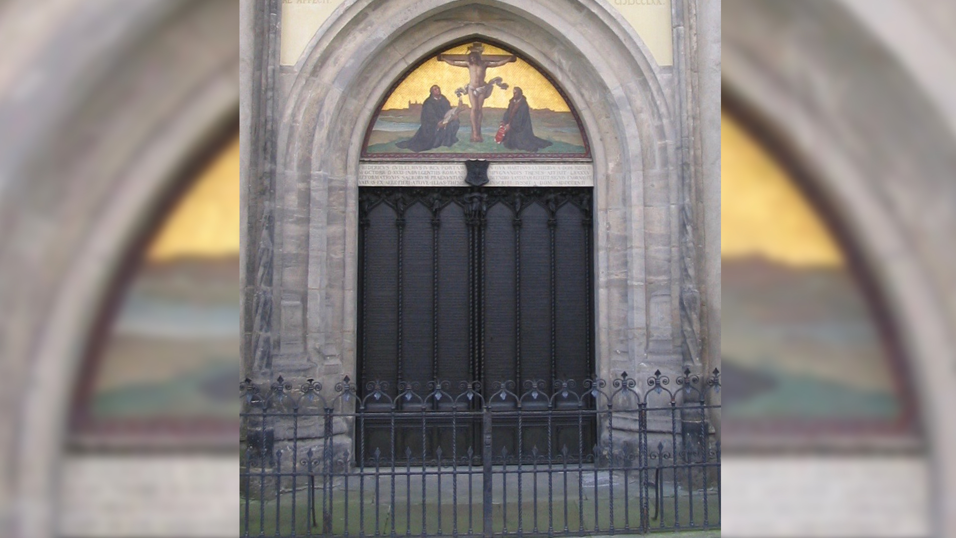 doors on an ancient church
